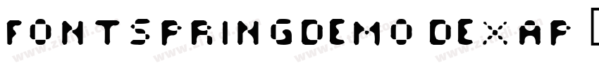 FONTSPRINGDEMO DexaP字体转换